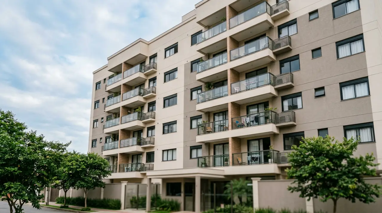 Fachada de prédio residencial ilustrando quando o seguro predial é obrigatório para o condomínio
